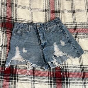 Distressed Refuge Denim Women's Shorts